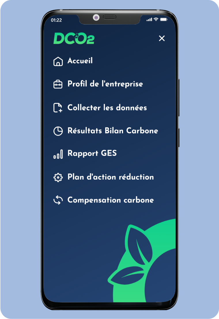 Image l'app mobile de l'écran de location du planche 